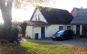 Førbillede af gennemgribende renovering af hus